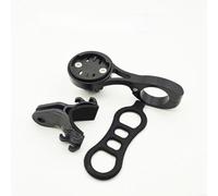 HEIBTENY Bike Computer Mount For 222Mm Handlebar Aluminum Alloy Cycling GPS Bracket With Light Holder For Garmin For Wahoo For Bryton for CATEYE Secure Rubber Band(A)