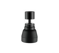 HEIBTENY Black Brass Kitchen Faucet Spray Head 360 Degree Swivel Extender With 3 Modes Anti-Splash Sprayer For Sink Internal External Thread(A)