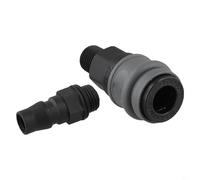 HEIBTENY C-Type Pneumatic Fittings Self Locking PU Tube Connector With Built-in Self-sealing Valve High Strength Plastic Steel Air Quick Connector For 8Mm OD Pipe