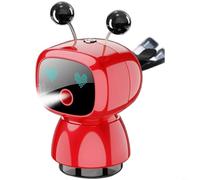 HEIBTENY Car Air Freshener Diffuser 50Ml Adjustable Mist Spray, With 3 Modes Auto On/Off for smart Aroma Diffuser, For Car Vent USB-C Rechargeable Fragrance Dispenser,(Red)