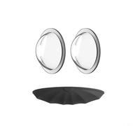 HEIBTENY Car Camera Lens Protector,2-Pack with Rain Cover 360 Degree Protection, Scratch Resistant PC Film Waterproof Dustproof Shield,tVehicle Dash Cams Transparent 1.5x1.5x1.5CM