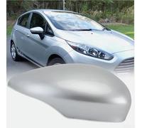 HEIBTENY Car Rear View Mirror Housing Mirror Caps For Ford Fiesta MK7 2008-2017, Left Door Silver Give Your Car A Sense Of Fashion (Right)