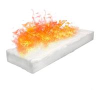 HEIBTENY Ceramic Wool Sponge 30X10 X3.8cm Bioethanol Fire Firplace Firebox Extend Fire Life Ethanol Tabletop Smokeless Fires