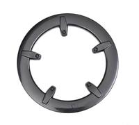 HEIBTENY Chainring Guard For 40-42 Teeth 5-Hole 65 Cm Spacing Chain Deflector Plate Plastic Bike Chain Guard For Mountain Road Folding Bikes Black(A)