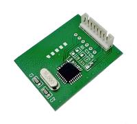 HEIBTENY Chip Decoder Board, For HP T790 T2300 T1100 Plotters 16MHz for crystal Oscillator Cartridge Resetter, With Multi-Pin Interface PCB Ink Chip Decryption Card,