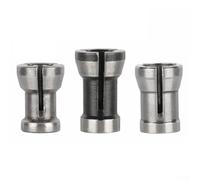 HEIBTENY Collet Chuck 6/6.35/8 mm Collet Chuck for Engraving Machine, Trim Engraving Machine, Wood Cutter, Wood Cutter etc., 1/3 Pieces (6.35 mm)