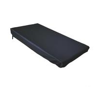 HEIBTENY Cornhole Board Covers for 4x2ft Sets, Weatherproof Oxford Cloth Protectors with Storage Pockets for 8 Bean Bags, Black Case with Zipper and Carry Bag