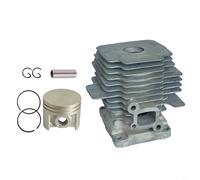 HEIBTENY Cylinder Assembly Kit For FS230 Lawn Mower 7-Piece Metal For Piston Replacement Parts With Washers And Clips Engine Repair Component For Easy Installation
