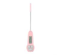 HEIBTENY Digital Food Thermometer for Cooking, For Read Meat & Candy Temp Probe, Waterproof Kitchen Grill BBQ Tool with Backlight, Fast Accuracy for Baking Oil Water Baby(PINK)