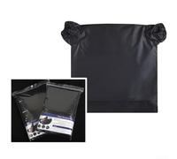 HEIBTENY Double Layer Film Changing Bag for 35mm 120 Film, Lightproof Darkroom Bag with Zipper, Portable Photography Studio Gear for Loading and Developing, Black,(Black L)
