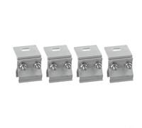 HEIBTENY Electric Air Compressor Capacitor Box, Motor Junction Box for 220V Single-phase Motor, Plastic Shell with Screw Holes, 195x126x65mm, Black(4pcs)