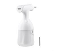 HEIBTENY Electric Foamer 350ml USB-C Rechargeable Automatic Soap, Dispenser with 2 Nozzles IPX5 Waterproof for Kitchen Bathroom Car Cleaning Floor Shower Whites