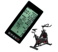 HEIBTENY Exercise Bike Monitor with Multi-Function LCD Speedometer Display for Stationary Bike or Elliptical Trainer, Tracks Time Speed Distance Calories