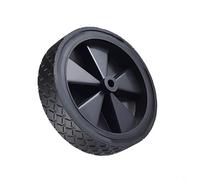 HEIBTENY Folding Wagon Cart Wheels PP+PVC All-Terrain Replacement Tires For Garden Camping Beach Trolley Quiet Shock-Absorbing 120X30mm 180X33mm 190X70mm 170X100mm(12 * 3cm-Black)