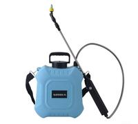 HEIBTENY for battery Powered Garden Sprayer, USB Rechargeable Electric Self-Priming Pump with 2 Adjustable Spray Nozzles, Telescopic Wand, Ergonomic Grip and Shoulder Strap for Lawn&Garden(8 L)