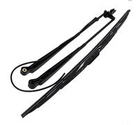 HEIBTENY For Bobcat Wiper Kit Excavator Windshield Wipers Skid Steer Blade Set High-Strength Steel Arm Wear-Resistant Rubber Blade Fast Installation Fits Loader Excavator