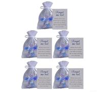 HEIBTENY Forget Me Not Angel Memorial Keepsake - 15 cm White Paper Sympathy Figurine with Intricate Floral Details for Home Display, Bereavement Gifts or Remembrance Decoration(5)