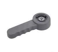 HEIBTENY Front Left Seat Lifter Handle For Jeep For Wrangler 2007-2010 Gray Plastic Seat Adjuster Lever Replacement Part 1FL731D5AA Direct Fit Driver Side