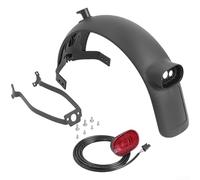 HEIBTENY Front Rear Mudguard Set For Xiaomi Electric Scooter 4 Ultra ABS For Splash Guard With Taillight Bracket And Side Covers Iron Aluminum Alloy Frame Accessories(H)