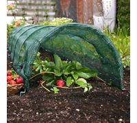 HEIBTENY Garden Plant Growing Tunnel 3 Meter Protective Greenhouse Metal Frame Cover with Ventilation Control for Summer Crops