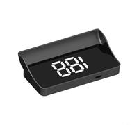HEIBTENY GPS Head Up Display HUD Digital Speedometer Odometer For MPH KPH Car Truck Bus Bike Scooter ABS+PC White Light Easy Install