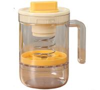 HEIBTENY Greek Yogurt Maker, Yogurt Strainer with 3 Bags, Rotatable Whey Filter for Cold Brew, Quick 10-Min Thickening, ABS and 304 Stainless Steel, Cream White(Custard)