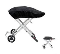 HEIBTENY Grill Cover for Weber Traveller Gas Barbecue 210D Oxford Grill Cover with Adjustable Straps Rainproof Resistant