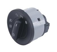 HEIBTENY Headlight Fog Lamp Control Switch Knob For Skoda For Octavia II Direct Replacement OE 1Z0941431E Black Plastic Interior For Lighting Switch Button