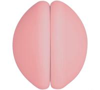HEIBTENY Heavy Duty Shower Curtain Magnets Silicone Coated Windproof Clips Strong Magnetic Holders Anti Rust Black Blue White Pink, For Bathroom Stall 3.6oz Pair(Pink)