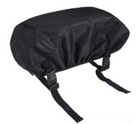 HEIBTENY Heavy Duty Winch Protective Cover For 2500-5500 Lb Capacity, Weather Resistant Oxford Fabric, 16.9x5.9 Inch With Elastic Edges And Wind Clips