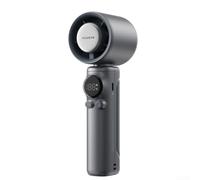 HEIBTENY High-speed for TURBO Fan Lightweight Portable Hand Held Fan With Adjustable 1-100 Wind Speeds 10600 RPM 4,000MAh Battery LED Display(Gray)
