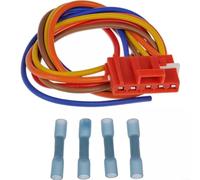 HEIBTENY HVAC Blower Motor Resistor Connector for Hummer H3 2006-2010/, for PONTIAC for SOLSTICE 2006-2009,/ for SATURN 2007-2009, Replace OE 25949869, Red ABS/