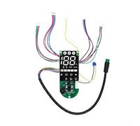 HEIBTENY LCD Display Instrument Panel Circuit Board For Xiaomi 5 Pro Electric Scooter ABS Speed Meter With Mph/km/h Switching Plug-and-Play Replacement Part Green