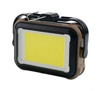 HEIBTENY LED Solar Work Light 3600MAh Rechargeable Camping Lantern With Tripod Mount 4 Color Temps COB Floodlight IPX4 Waterproof Portable Power Bank For Outdoor(COB)