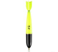 HEIBTENY Luminous Fishing Float with Rocket Tail Design for Long Cast, Glow in Dark Sea Float for Day Night Rock Fishing, High Visibility ABS Body, 10g Weight,(17cm Weight 20g)