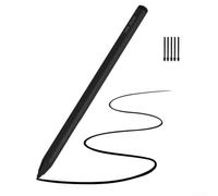 HEIBTENY Magnetic EMR Pen With 4096 Pressure Levels Stylus Pen With 5 Interchangeable Tips Palm Rejection Technology For Artists(Black)
