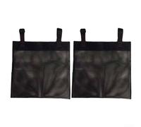 HEIBTENY Mesh Lawnmower Rubbish Bag Net Lawnmower Rubbish Rubbish Bin Bag Practical Bin Bag for Handheld Lawnmowers Sturdy Net Height: 13 Inches / 33 cm Length: 14 Inches / 35.5 cm (2 Pieces)