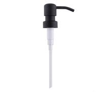HEIBTENY Metal Soap Pump Head, DIY Soap Pump, Liquid Lotion Dispenser, Replacement Head for Liquid Lotion Jars, Bottles Soap Dispenser Pump Head 28/400 Thread Standard Pump Head (Black)