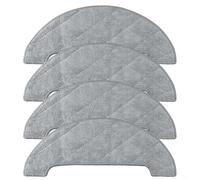 HEIBTENY Microfibre Mop Cloths Replacement for Honiture Q6Pro and for Laresar L6Pro Robot Vacuum Cleaner, Compatible for AIRROBO T1 Plus and for NoMo N2(4 PACK)