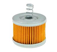 HEIBTENY Motorcycle Oil Filter Aluminium Filter Paper Rubber Compatible with for BAJAJ CT100 Boxer for CALIBER BM150 Pulsar 135 YS125 2018 Byson 150 Indonesia FZ16 2008 Direct Replacement