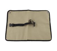 HEIBTENY Motorcycle Tool Roll Bag 600D Oxford Large Capacity Multi-Pocket Organizer With Quick-Release Buckle For Mechanics Electricians DIY Projects Khaki(Colors)