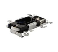 HEIBTENY Old Wooden Door Roller For Wardrobe Sliding Door With Nylon Pulley And Iron Shell, Side Mounted Sliding Doors Wheel Set, Side Doors Hardware Kit (Next round)