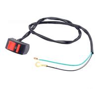 HEIBTENY On Off Kill Switch for Predators 212cc 196cc 97cc, Compatibles with CT200U BT200X for MINI Bike Golf Cart, 31.9 Inch Wire, 22 mm Hole, 7/8 Handlebar, Black