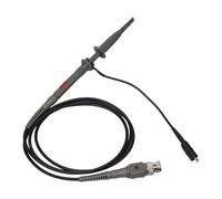 HEIBTENY P6100 Oscilloscope Probe 100MHz 1X/10X Attenuation Switch with Grounding Clip for BNC Digital Virtual Handheld Analyzer Testing 120cm Cable(1PCS)