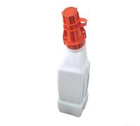 HEIBTENY Plastic, high-quality fuel mixing bottle, 12.5 inch H, capacity 1 litre, for 2-stroke garden tools, motor cutter, chainsaw.