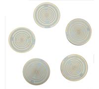 HEIBTENY Polarization Energy Disc Five Elements with Multi-Frequency Oscillation Technology, High-Purity Copper Tracks for Pain Relief, Wellness Support 10cm Diameter(White)