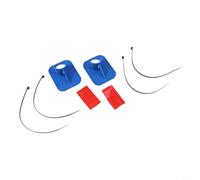 HEIBTENY Pool Hose Holder, 2 Pack ABS Bracket for 26-38mm Hoses, Secure Support Prevents Sagging, Compatible with for intex and Similar Pools, Gray Blue(2pcs blue)