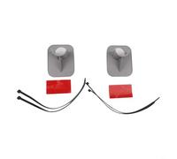 HEIBTENY Pool Hose Holder, 2 Pack ABS Bracket for 26-38mm Hoses, Secure Support Prevents Sagging, Compatible with for intex and Similar Pools, Gray Blue(2pcs gray)