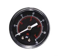 HEIBTENY Pool Pressure Gauge 0-60 PSI 4 Bar, 2 Inch for DIAL Back Mount with 1/4" NPT, Clear Display for Hayward for PENTAIR for JANDY Filter Systems, Brass and Plastic Construction