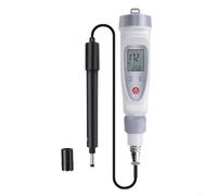 HEIBTENY Portable Digital Dissolved Oxygen Meter with Automatic Temperature Compensation, 0-20mg/L DO Tester for Water Quality Analysis, Fast Response LCD Display, White